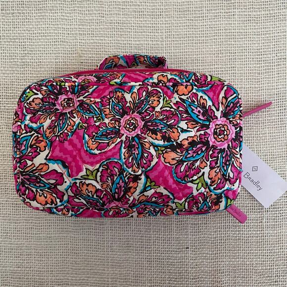 Vera Bradley, New with Tags, Blush and Brush Makeup Case Bag in Sunburst Floral - Picture 5 of 9